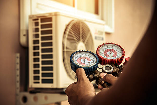 Professional Hvac Maintenance technician working in Cusseta, GA